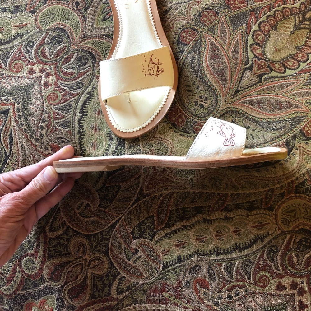 NWT Cornetti Italian Cannucce Fish Slides • Size 6 - Picture 5 of 11